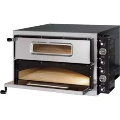 Gastro Elektro Pizzaofen Backofen 1xKammer Pizzabackofen Elektrisch 2,2kW Ø 400 Mm -Küche Utensilien Laden 03c15e34 2395 4632 aa96 c5e67532b846 1