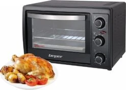 Beper 90.884 Elektrischer Backofen Mit 30 Liter Fassungsvermögen Und 1300 Watt Leistung