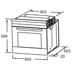 Midea Einbau-Backofen Mit Pyrolyse 65P90E3IX Edelstahl 70 L, 9 Funktionen Und Easy-clean-Innenraum -Küche Utensilien Laden 08b2e114 f940 45da 96d7 a6dbc5ad8177