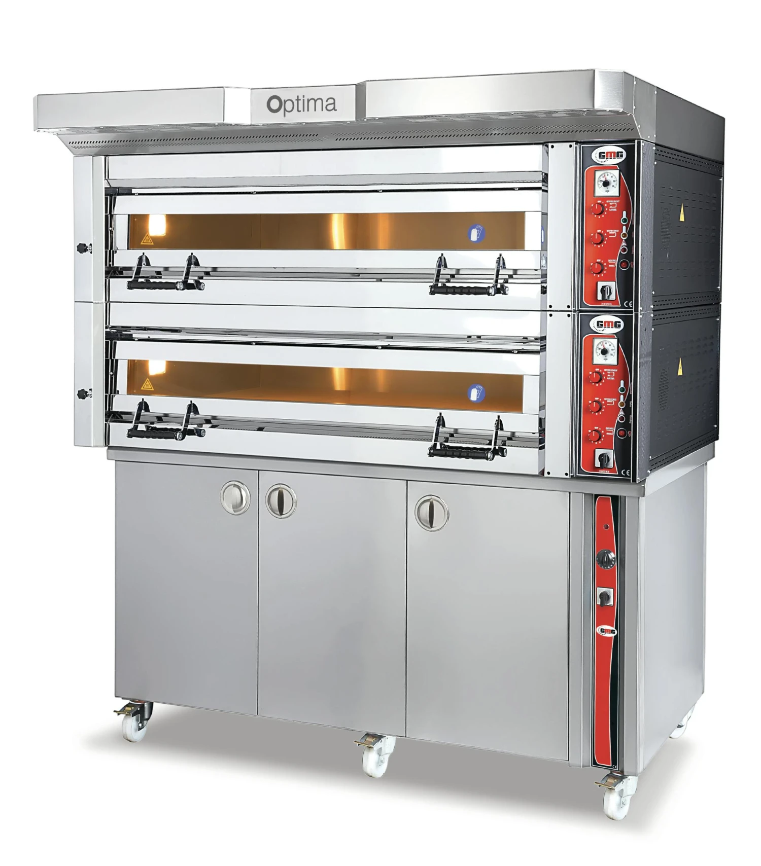GMG - Umluft-Ofen - 5 Einschübe (5x 40 X 60cm) - Inkl. Haube & Gärschrank Mit Glastür | 9,5 KW 400V 7 GMG - Umluft-Ofen - 5 Einschübe (5x 40 X 60cm) - Inkl. Haube & Gärschrank Mit Glastür | 9,5 KW 400V – Bild 5