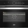Beko BBCW13400X Einbaubackofen Kompaktofen Mit Mikrowelle 45cm Schwarz