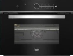 Beko BBCW13400X Einbaubackofen Kompaktofen Mit Mikrowelle 45cm Schwarz