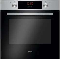 AMICA EBX 944 620 E Einbaubackofen, Fine Design, Edelstahl, 77 L XXL, SoftClose, Window-Timer, MF11, 2fach-Auszug, Energieeffizienzklasse A,