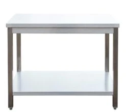 Gastro Arbeitstisch 2 Grundböden Ohne Aufkantung Edelstahl (BxT) 1100 X 600 Mm -Küche Utensilien Laden 16f58933 90a2 47db b4fe 1571f0548b35