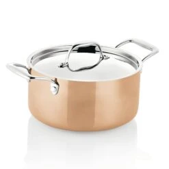 WAS Germany - Stielkasserolle Mit Deckel Copper 3PLY, Ø 16 Cm, 1,4 Ltr., 3PLY (2030160) -Küche Utensilien Laden 197657b0 410c 43b6 9851 227645082241