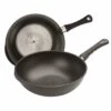 AMT Induktions-Wok Mit Stiel, Aluguss, Ø 32 Cm, Höhe 5 Cm, Antihaftbeschichtung, Induktionsfähig, Backofenfest -Küche Utensilien Laden 22e4d150 1acc 4399 a529 0cfb77fe6443