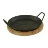 1 Stück Servierpfanne Aus Schmiedeeisen Mit Zwei Seitengriffen Und Brett ø 24cm -Küche Utensilien Laden 38c79fad cbbc 43fc 9d73 b02e61b44ad1