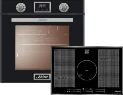 Herd Set/ Kaiser EH 6326 Sp / Einbaubackofen+ Induktionskochfeld KCT 777 FI/ 77 Cm