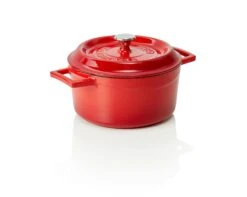 WAS Germany - Cocotte, Ø 10 Cm, Rot, Gusseisen Emailliert (3525100) -Küche Utensilien Laden 3ab43e05 671e 4eb8 955f dfaadc517c88