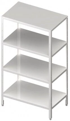 Regal Mit Glatten, Höhenverstellbaren Böden, Selbstmontage : 1100x400x1800 Mm