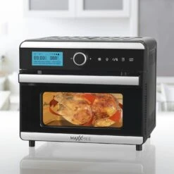 MAXXMEE Heißluft-Ofen Digital - 18 L Fassungsvermögen - Schwarz/Edelstahl - 1550W -Küche Utensilien Laden 4029d604 bbdb 4558 86a2 85b22b3b91b2