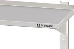 Dreifach-Wandbord Mit Konsolen, Und Wandschienen, Höhenverstellbar, Verschweißt : 1400x300x930 Mm -Küche Utensilien Laden 4374b6c5 8248 40a2 a44a 6c6daa2cd518