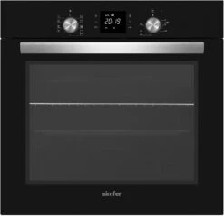 Simfer SMF-BO 6813 Einbau Backofen Timer Mit TouchControl Bedienung | 60 Liter | Teleskopschiene | Garraum Mit Backraumbeleuchtung | Zweifach Verglast -Küche Utensilien Laden 455d3fcd 5f66 4fe9 8bae a0159928673a 1