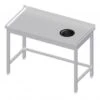 Arbeitstisch Ohne Grundboden, Mit Abfallloch, Mit Aufkantung, Verschweißt : 1700x700x850 Mm Becken Links -Küche Utensilien Laden 56e686d3 ecae 4363 8886 09e3f4ac2e9e