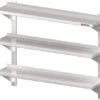 Dreifach-Wandbord Mit Konsolen, Und Wandschienen, Höhenverstellbar, Verschweißt : 1400x300x930 Mm -Küche Utensilien Laden 5f81c29f a6a7 4a82 9794 72569064a4f6