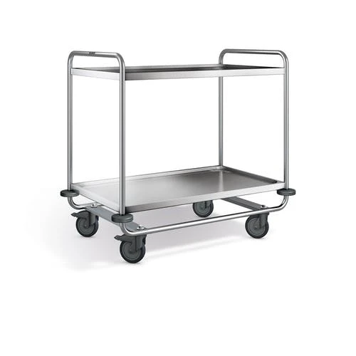 Blanco Servierwagen Aus Rostfreiem Edelstahl Mit Kunststoffrollen SW 10 X 6-2 3 Blanco Servierwagen Aus Rostfreiem Edelstahl Mit Kunststoffrollen SW 10 X 6-2