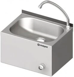 Handwaschbecken Mit Untergestell, Mit Dreiseitiger Beckenblende, Mit Aufkantung, Verschweißt : 500x500x500 Mm -Küche Utensilien Laden 63e911cf ab8c 4a6f ad34 68123d5f3780 1