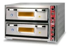 GMG - Pizzaofen PF7070 DE Elektrisch - 4+4x Ø34cm | 10 KW | 400V - Edelstahl 2 Backkammern -Küche Utensilien Laden 70d712f9 f211 4501 9a22 db91a3fa643c