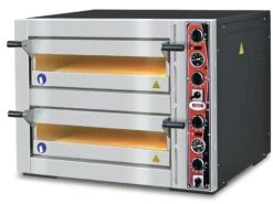 GMG - Pizzaofen PE44 DE - Elektrisch - 4+4x Ø30cm | 10kW | 400V - Edelstahl 2 Backkammern -Küche Utensilien Laden 71859c24 ecd5 4796 b541 cefc2f8de58a