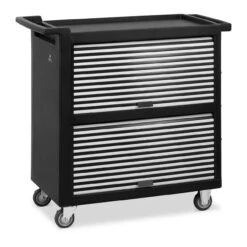 METRO Professional Servierwagen GST1003, Edelstahl, 85 X 52.6 X 94 Cm, 3 Etagen, 4 Räder Mit 2 Bremsen, Max. Tragfähigkeit 50 Kg Pro Etage, Silber -Küche Utensilien Laden 71cbe9f8 6adc 498a 8e62 c15e65e30488