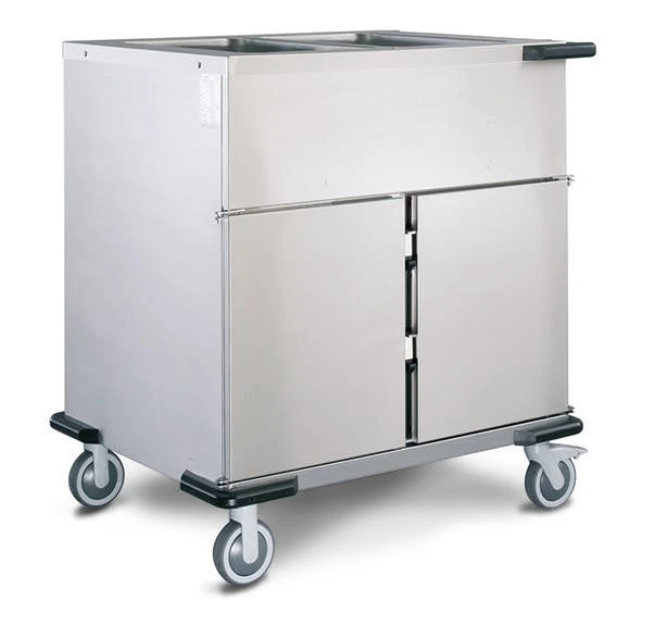 Cookmax Speisenausgabewagen, 2 X GN 1/1, Mit Heizung 6 Cookmax Speisenausgabewagen, 2 X GN 1/1, Mit Heizung – Bild 4