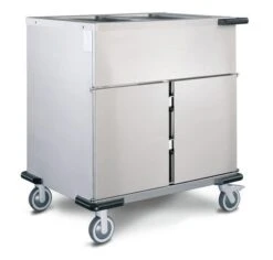 Cookmax Speisenausgabewagen, 2 X GN 1/1, Mit Folienheizung Und 2 Schrankfächern