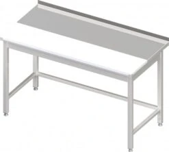 Arbeitstisch Ohne Grundboden, Mit Vertiefter PE-Schneideplatte, Ohne Aufkantung, Verschweißt : 1400x700x850 Mm -Küche Utensilien Laden 7f77bf07 4376 4055 a3ce c35047c40376