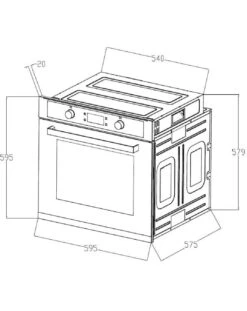 Wolkenstein WMO 9 Einbaubackofen 60cm Backofen Umluft Heißluft Autark -Küche Utensilien Laden 89a3cb34 bd7d 4589 8809 166564900a99
