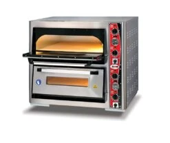 GMG - Pizzaofen PE44 DE - Elektrisch - 4+4x Ø30cm | 10kW | 400V - Edelstahl 2 Backkammern -Küche Utensilien Laden 93aaa188 2f29 478c a132 21127a2ae115