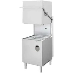 Haubenspülmaschine Aus Edelstahl, Korb 500x500 Mm, 400V, 6.5 KW