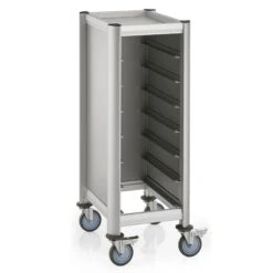 WAS Germany - GN Tablettwagen Trolley Mensa, Für 1/1 Für 10 Tabletts, Beige, 60,5 X 44,5 X 165 Cm, MDF/Alu (1955531) -Küche Utensilien Laden a128726d 3de5 4c54 a73f cbde73ff1644 4