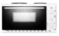 WILFA Mini-Ofen Mit Kochplatten, EMK 218, Weiß