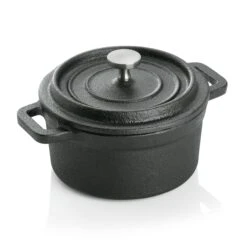 WAS Germany - Cocotte, Ø 10 Cm, Rot, Gusseisen Emailliert (3525100) -Küche Utensilien Laden a68916fd 6884 40c5 9352 dd41fb002f75