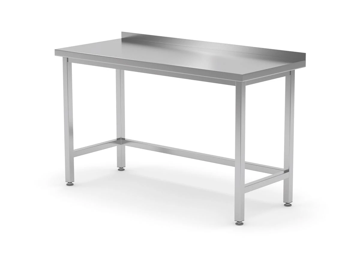 Verstärkter Edelstahl Gastro-Arbeitstisch Mit Aufkantung | AISI 430 Qualität | HxBxT 85x40x60cm 5 Verstärkter Edelstahl Gastro-Arbeitstisch Mit Aufkantung | AISI 430 Qualität | HxBxT 85x40x60cm – Bild 3