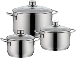 Platinum 18 Tlg. Edelstahl Kochgeschirr Induktion Kochtopf Topfset Glasdeckel -Küche Utensilien Laden addb03ff 16fd 4c41 adb0 e3269fa540c3