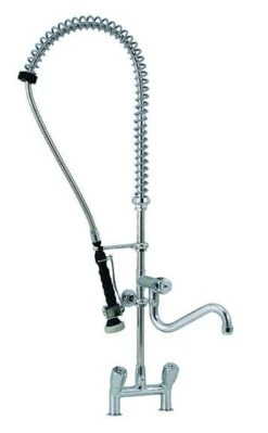 Cookmax Zweilocharmatur Geschirr-Waschbrause Mit Schwenkhahn H=1080 Mm