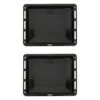 ICQN 460 X 375 X 30 Mm Backblech Set | Passend Für Bosch Siemens Neff Constructa | 2er Emaillierte Fettpfanne Für Backofen | Kratzfest & Rosfrei | 46 -Küche Utensilien Laden c7b2d663 5ccd 4ca6 b25b 2dc95239114a