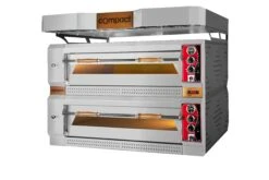 GMG - Pizzaofen - 4x Ø 35 Cm | 5 KW 400V | Stapelbar - Mit Schamottsteinboden - 1 Backkammer -Küche Utensilien Laden c852dc91 de6d 47ad b80b b805a7a9e4ab