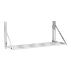 Royal Catering Wandbord - Klappbar - Stangendesign - 80 X 30 Cm - 40 Kg - Edelstahl