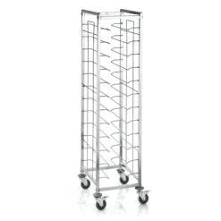 WAS Germany - GN Tablettwagen Trolley Cucina, Für GN 1/1, Silber, 66,5 X 82 X 168 Cm, Aluminium (1963533) -Küche Utensilien Laden d3b4c1ca 0742 45a0 bb29 a6ba74e5d06a 2