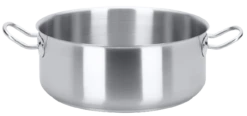 METRO Professional Fleischtopf HS-CSR32, Edelstahl, Ø 32 Cm, 9.8 L, Höhe: 13 Cm, Induktion