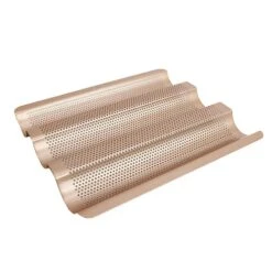 CHEFMADE |32cm Plätzchenblech| 325x287x50mm| Champagnergold| Antihaft- & Silikonbeschichtet|Keksblech| Cookieblech|Backblech| Cookie Sheet| Backblech -Küche Utensilien Laden d887258c de54 4339 b3da 3ad438f66bc6 2