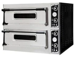 Gastro Elektro Pizzaofen Backofen Pizza Flammkuchen 1010x850x750mm 2 Kammern 12 KW 500°C 400V -Küche Utensilien Laden e31a101f ceff 43e3 bdbc 99c5c101ea89