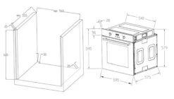 Wolkenstein WMO 14 Einbaubackofen Schwarz 60cm Backofen 12 Funktionen -Küche Utensilien Laden e6886de5 f5f5 4546 b67f 1c4101678aea