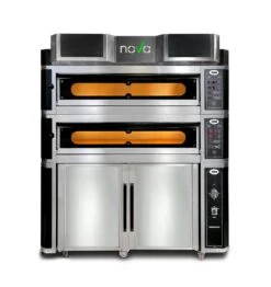 GMG - Pizzaofen Inkl. Haube & Gärschrank - Innenisolierung Aus Steinwolle & Vollschamottstein | 2x 8,0 KW 400V