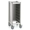 WAS Germany - Tablettwagen Trolley Mensa, Für 7 Tabletts, Silber, 51,5 X 47,5 X 125 Cm, MDF Holzoptik/Alu (1955407) -Küche Utensilien Laden eb4196dc 8ef4 4206 ad01 2ee42fd774ea