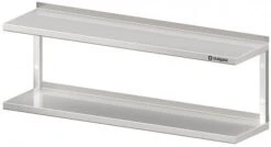 Doppel-Wandbord Mit Winkelkonsolen, Verschweißt : 1300x400x390 Mm -Küche Utensilien Laden f31a53df b0c9 4cec ae46 94fa09a27e1a