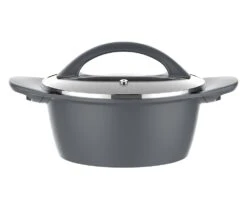 Schäfer Aluguss Schmortopf Mit Glasdeckel,silber Ø32cm 9,6L Aluminium Kochtopf Antihaft Beschichtung -Küche Utensilien Laden fa6bab19 ee0e 48e6 8c9d c9956582eba0